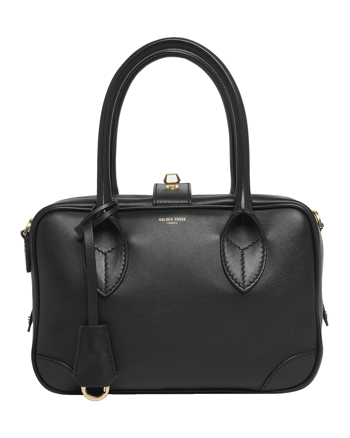 Golden Goose Vita Zip Calf Leather Top-Handle Bag