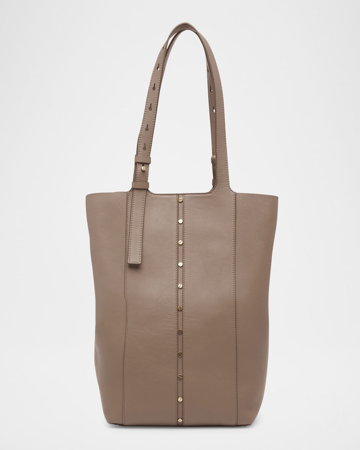 Golden Goose 24.7 North-South Studded Leather Tote Bag