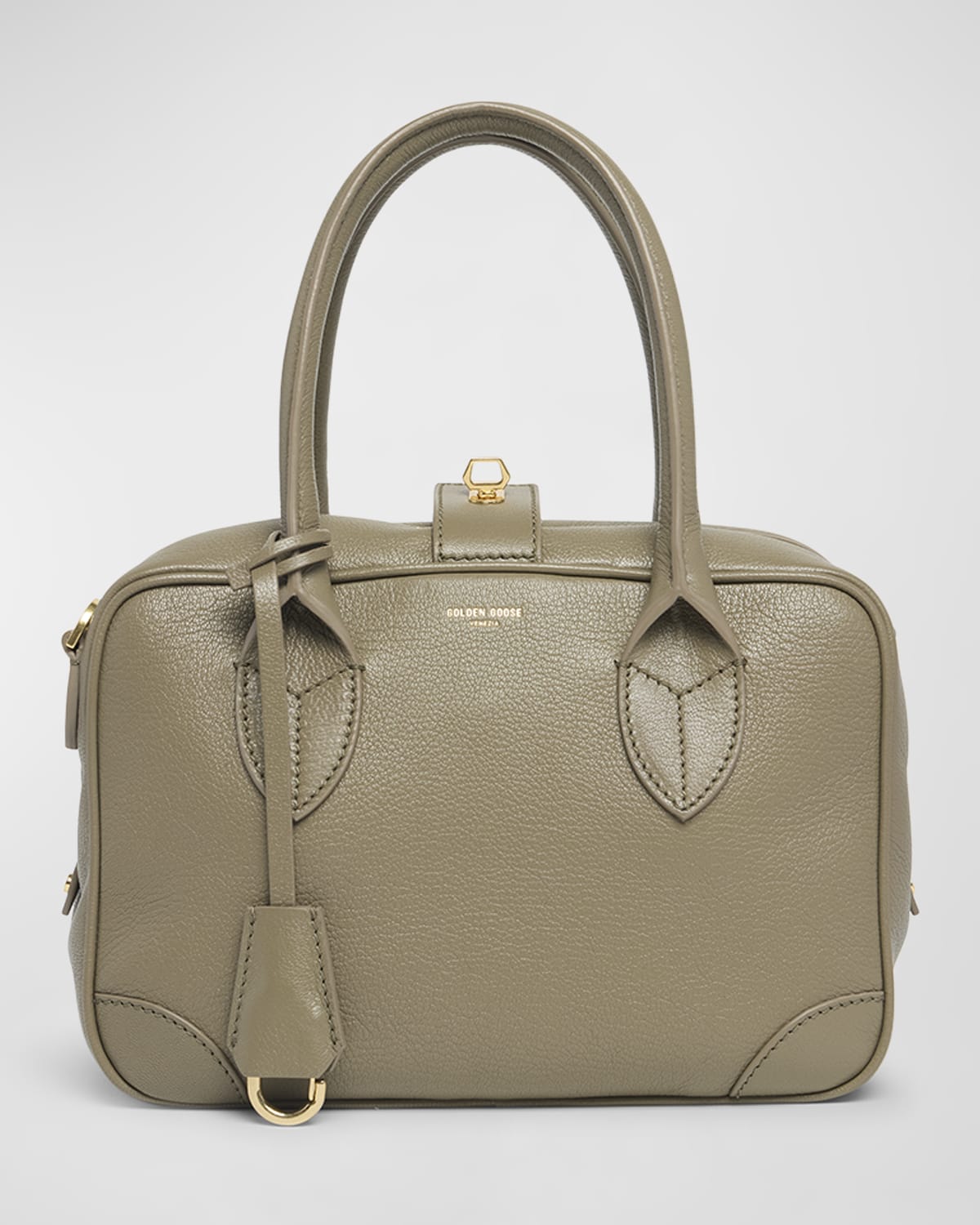 Golden Goose Vita Zip Goat Leather Top-Handle Bag