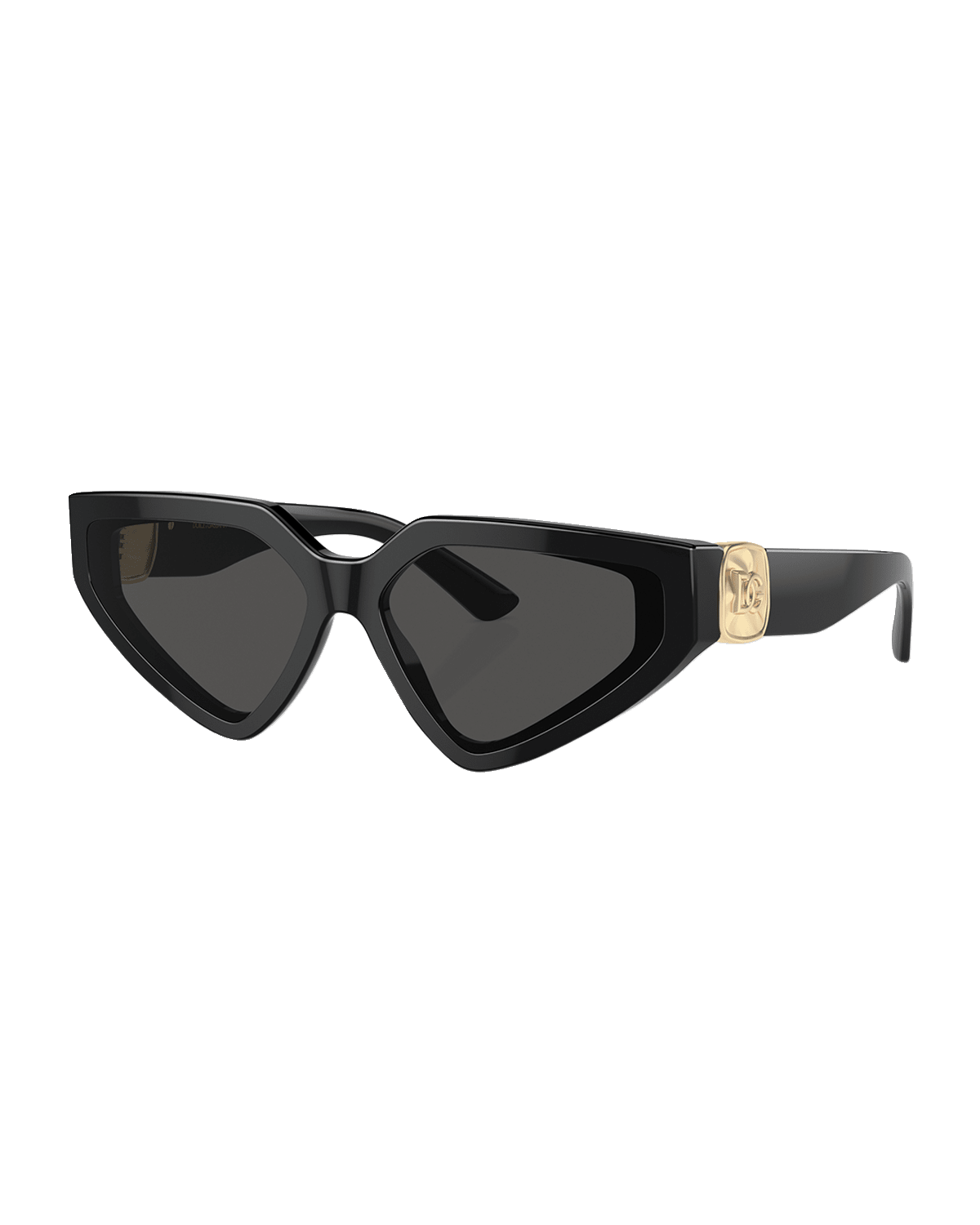 Dolce&Gabbana DG Crossed Logo Acetate & Plastic Cat-Eye Sunglasses