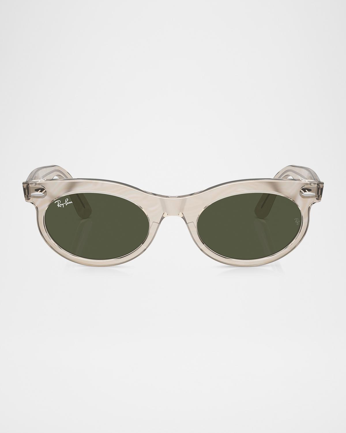 Ray-Ban Wayfarer Oval Propionate Sunglasses, 53mm