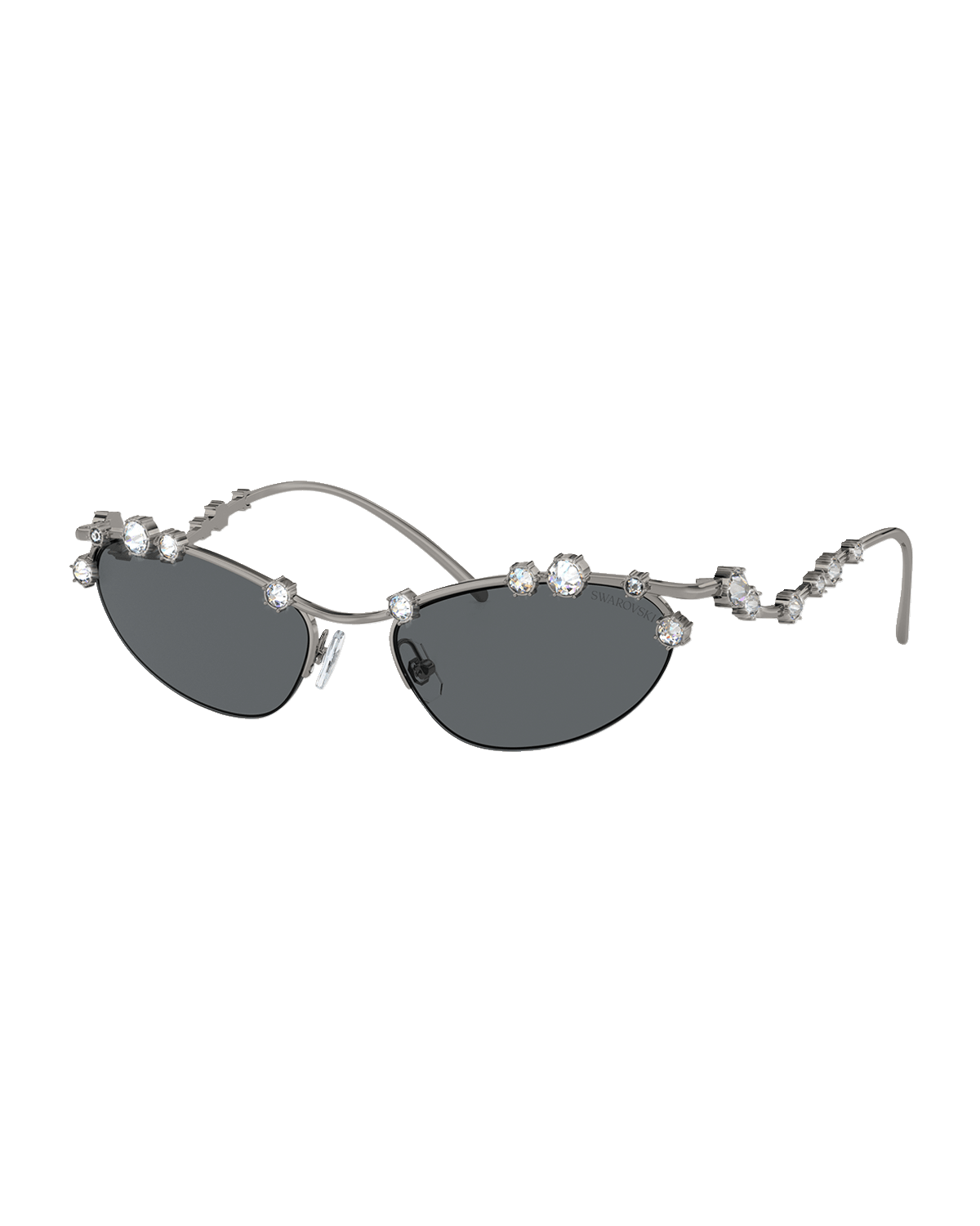 SWAROVSKI Constella Crystal Embellished Metal Cat-Eye Sunglasses