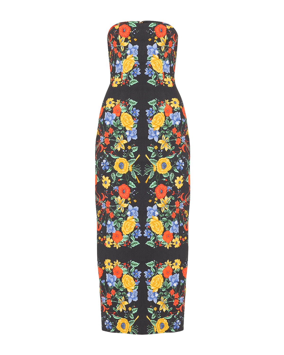 Cara Cara Leah Strapless Floral Midi Dress