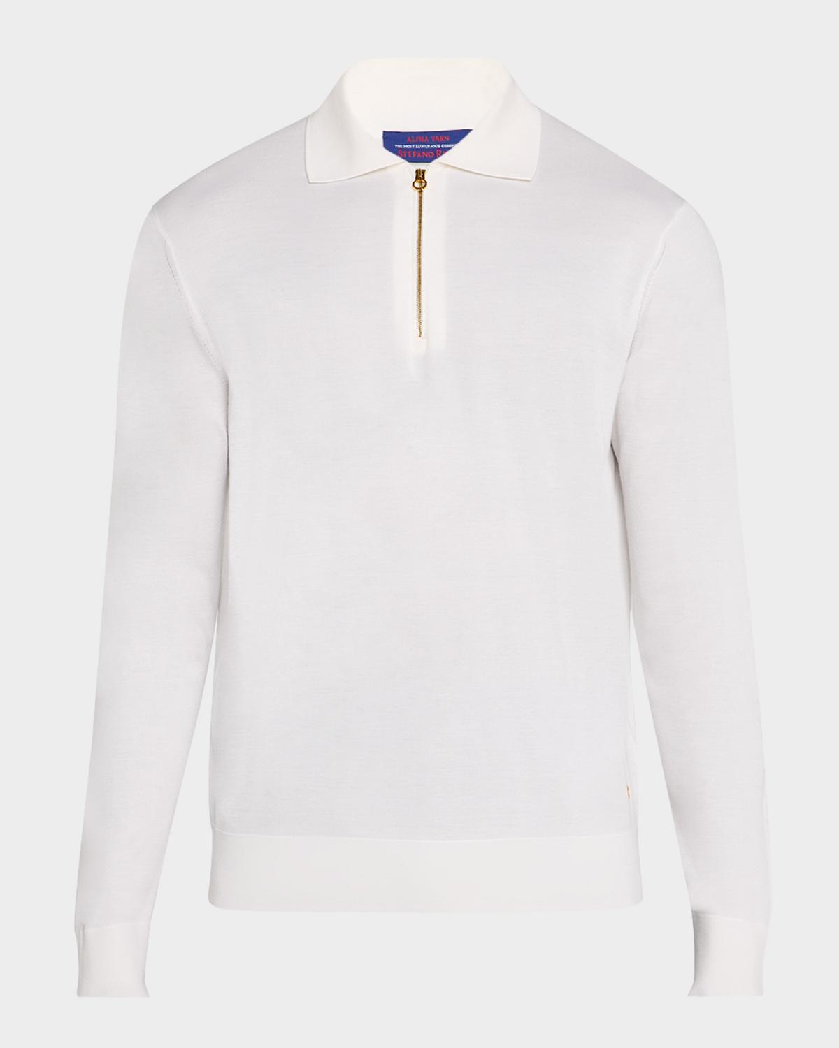 Stefano Ricci Men's Cashmere Polo Sweater