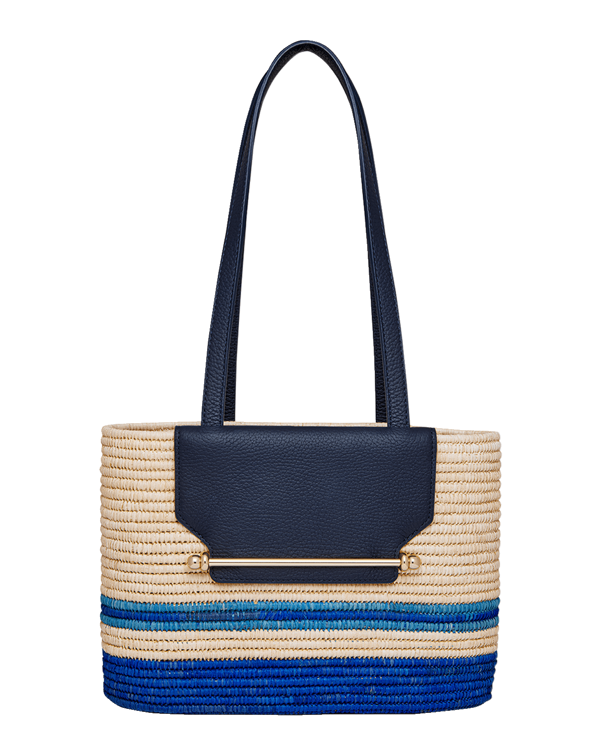 STRATHBERRY The Striped Basket Tote Bag