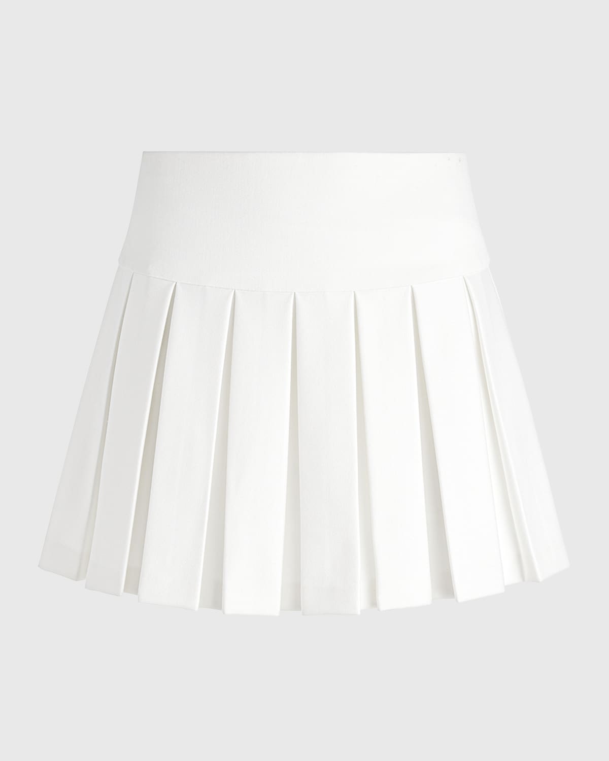 Alice + Olivia Emilie Box Pleated Mini Skirt