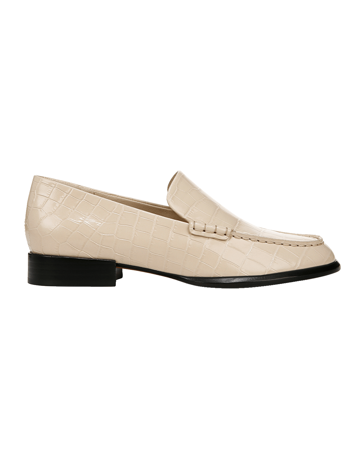 Vince Naomi Croco Embossed Loafers