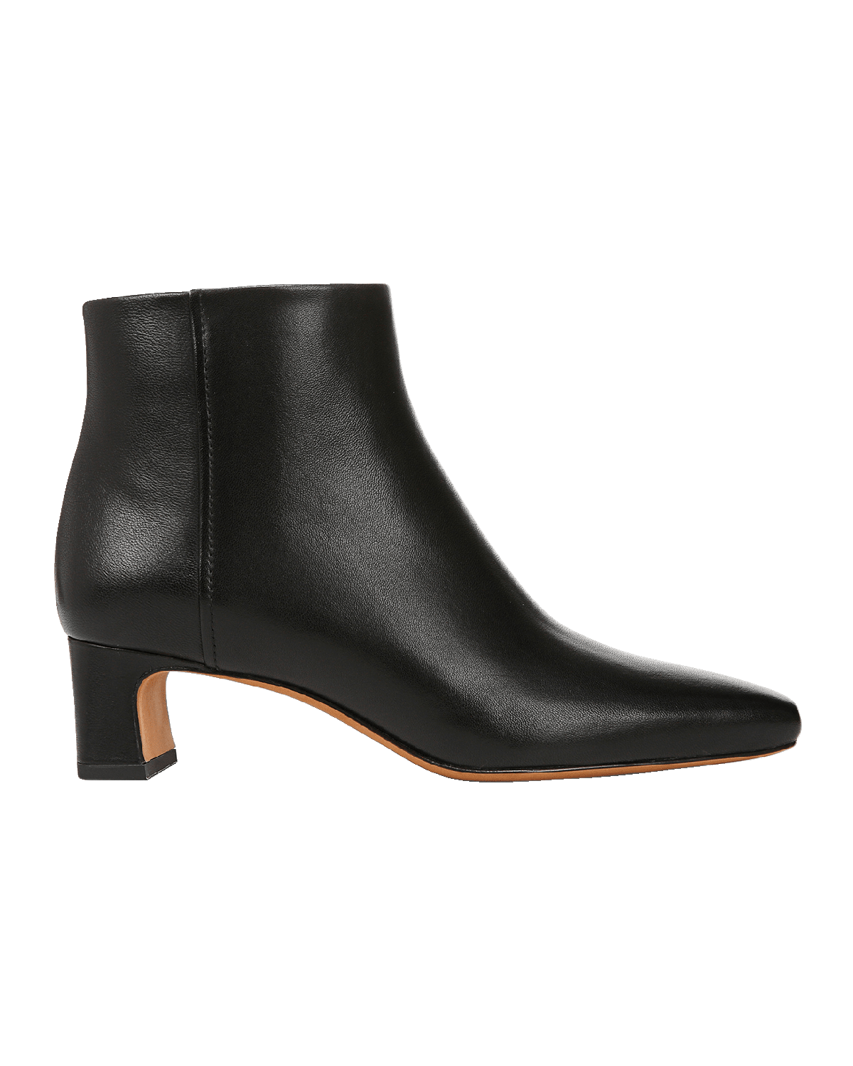Vince Silvana Leather Zip Ankle Booties
