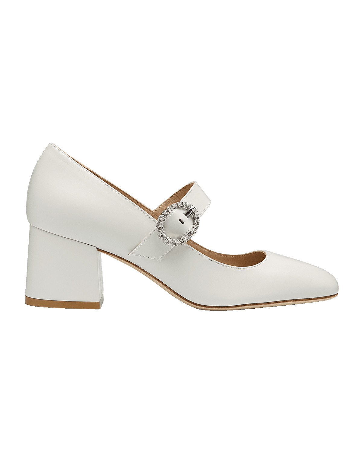 Stuart Weitzman Sloane Calfskin Mary Jane Pumps