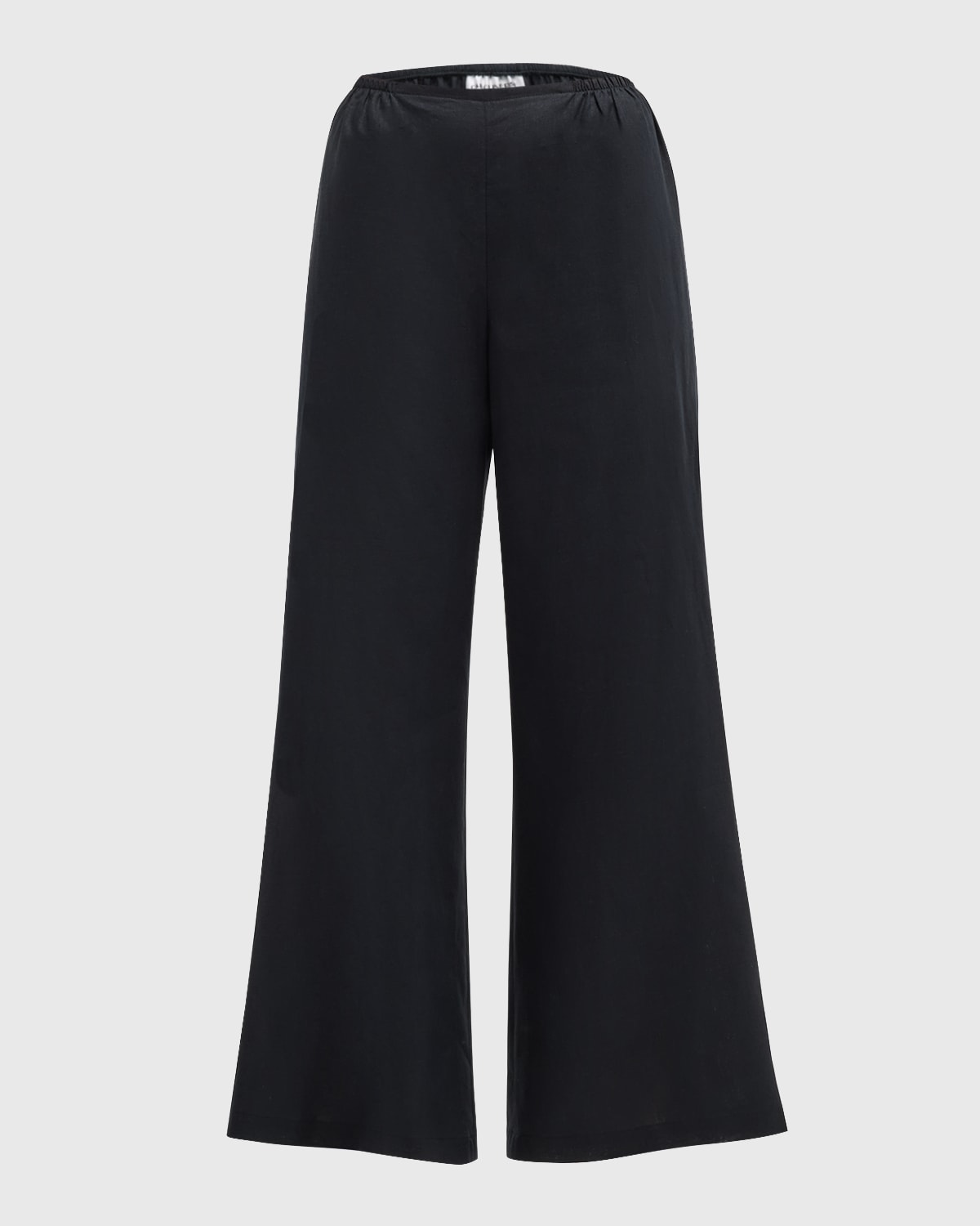 Caroline Rose Wide-Leg Linen-Blend Pants