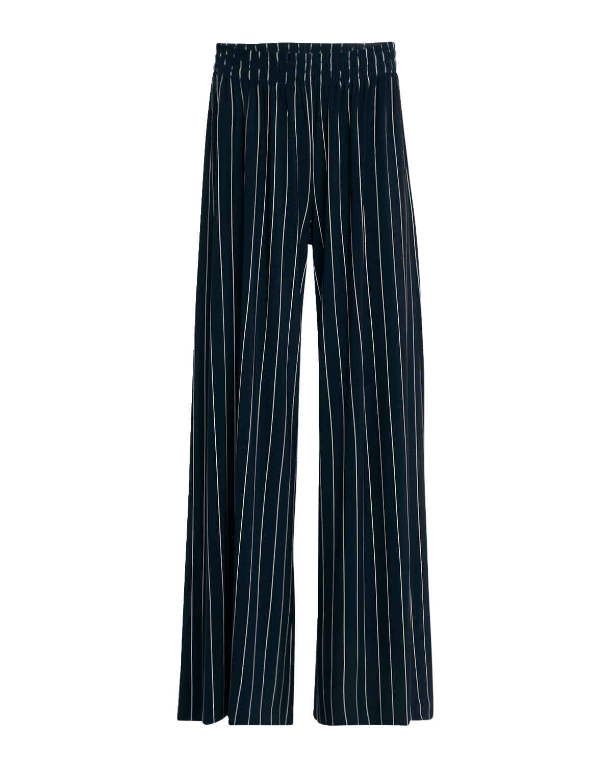 Norma Kamali Pinstripe Boyfriend Elephant Sweatpants