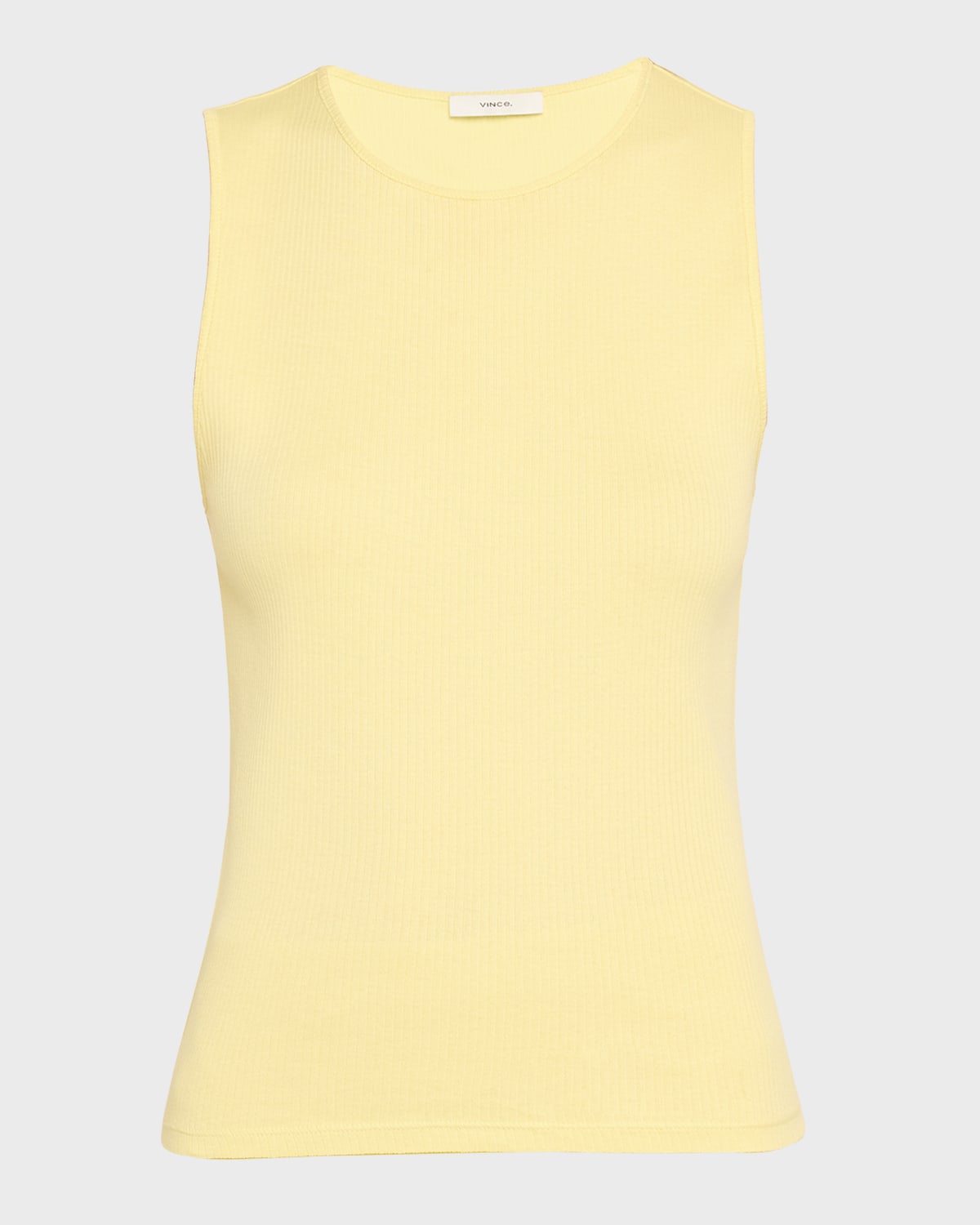 Vince Cotton Rib Shell Top