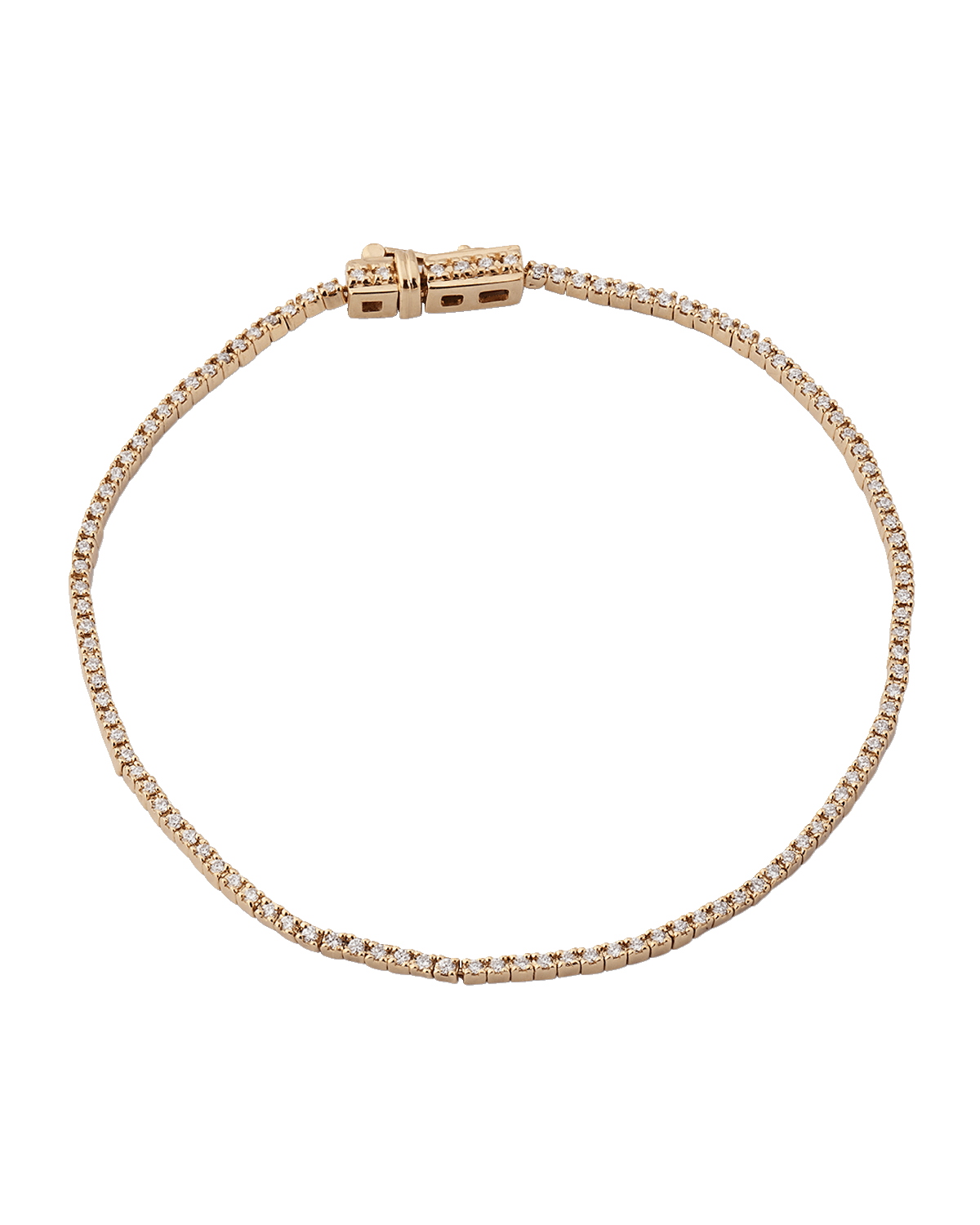 LANA Skinny Diamond Tennis Bracelet, 6"L