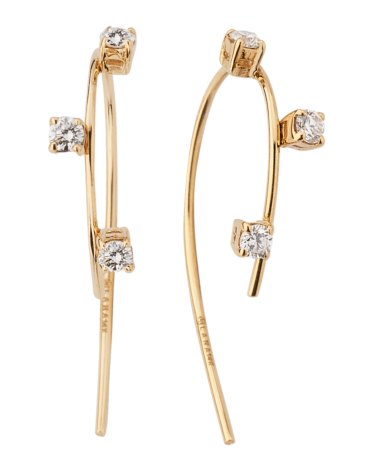 LANA Mini Solo Hooked On Hoop Earrings