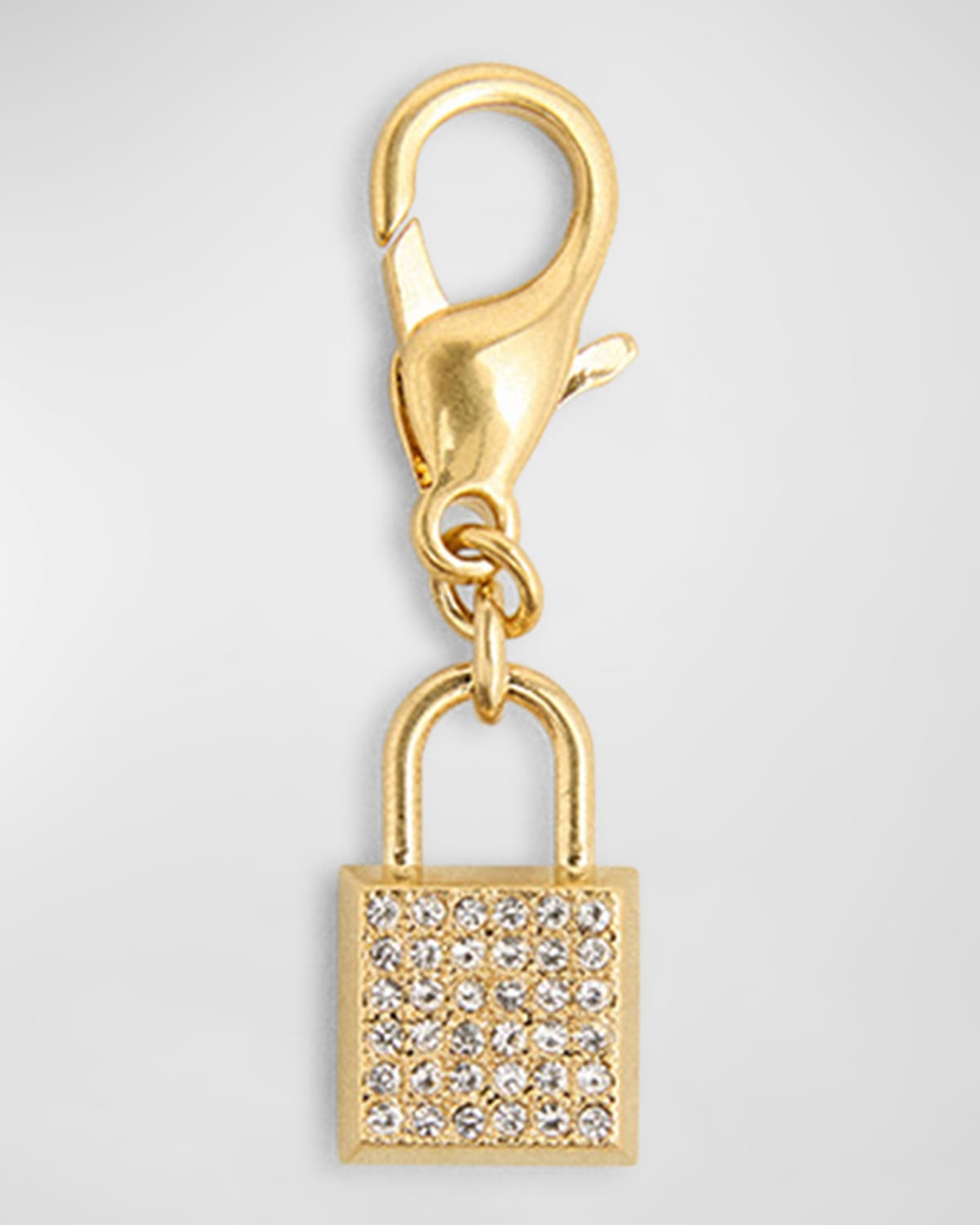 Golden Goose Crystal Padlock Charm