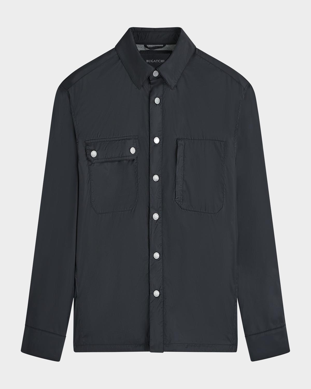 Bugatchi Men's Nylon Shirt Jacket