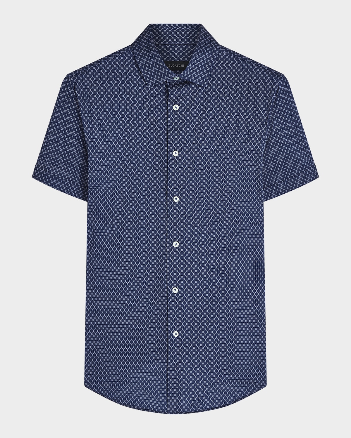 Bugatchi Men's Miles OoohCotton Short-Sleeve Shirt