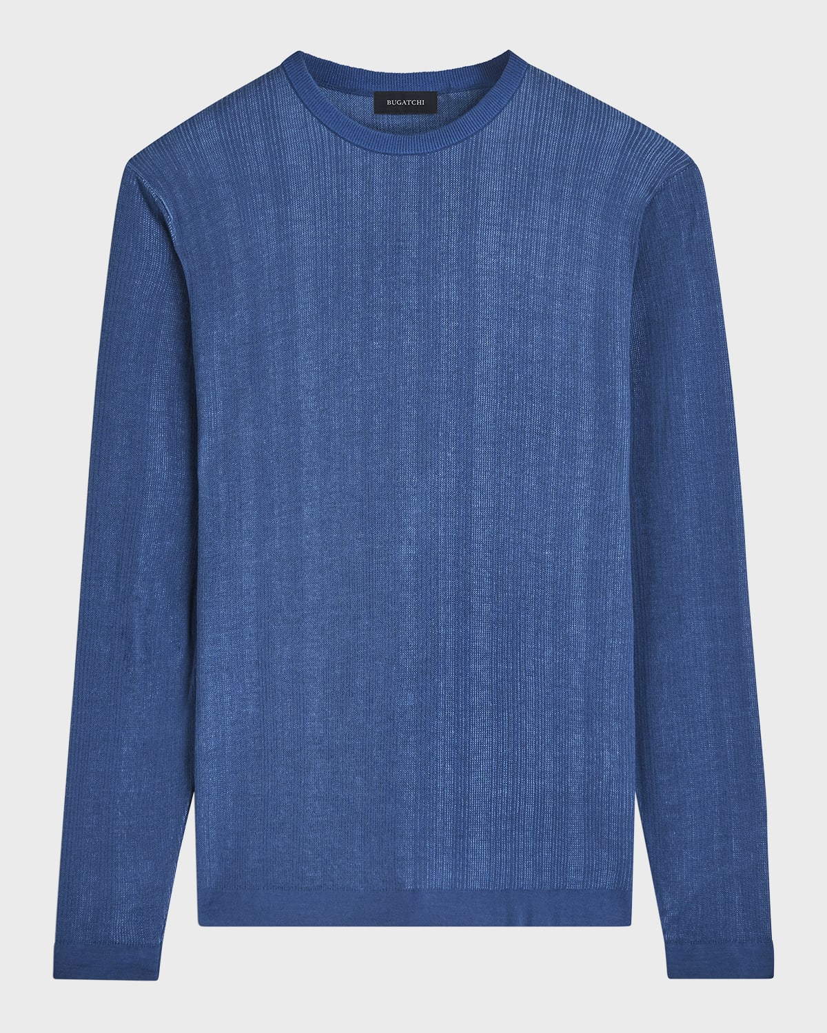 Bugatchi Men's Cotton-Silk Crewneck Sweater