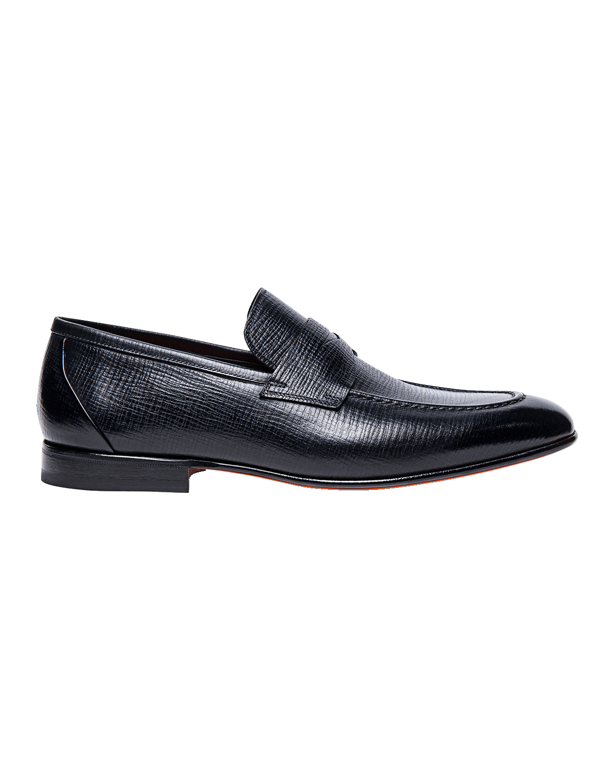 Santoni Men's Gannon Leather Penny Loafers