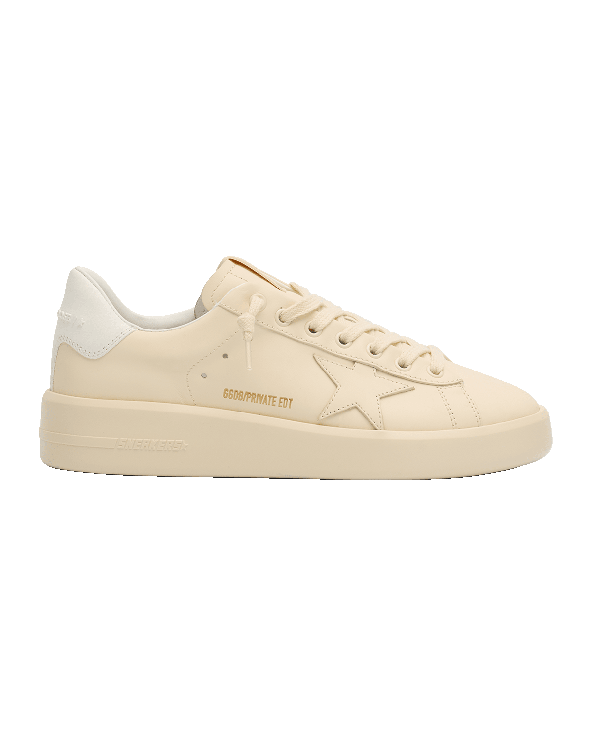 Golden Goose Purestar Bicolor Leather Low-Top Sneakers