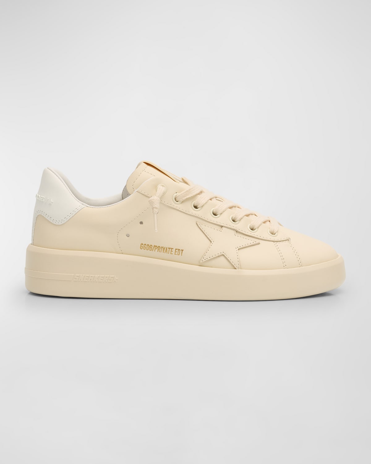 Golden Goose Purestar Bicolor Leather Low-Top Sneakers