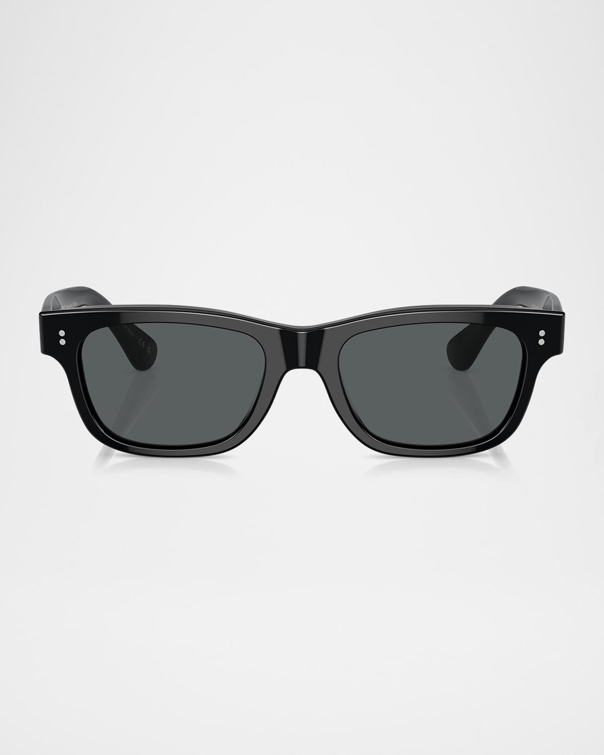 Oliver Peoples x Roger Federer Men's Rosson Sun Acetate Rectangle Sunglasses