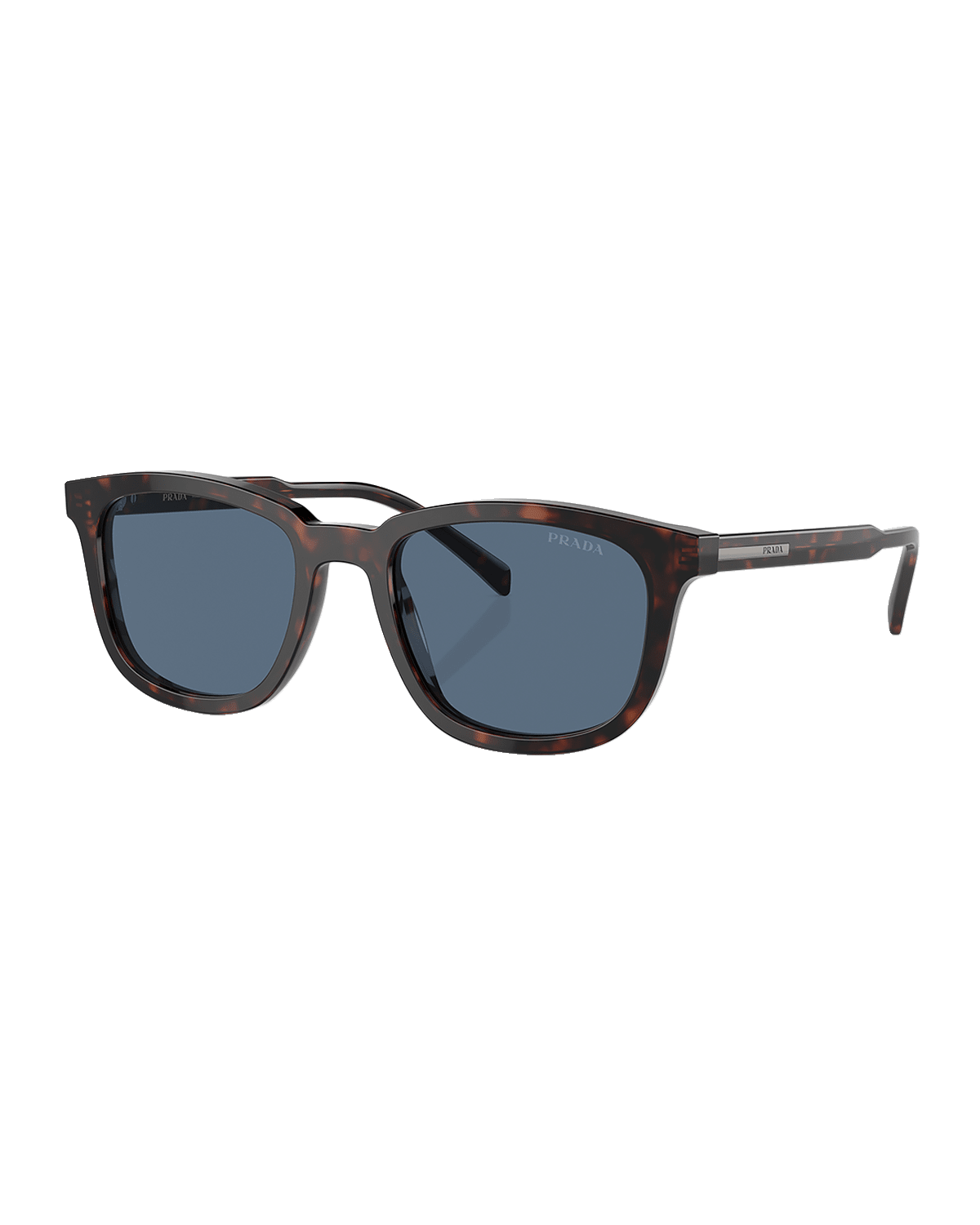 Prada Men's Acetate and Plastic Square Sunglasses
