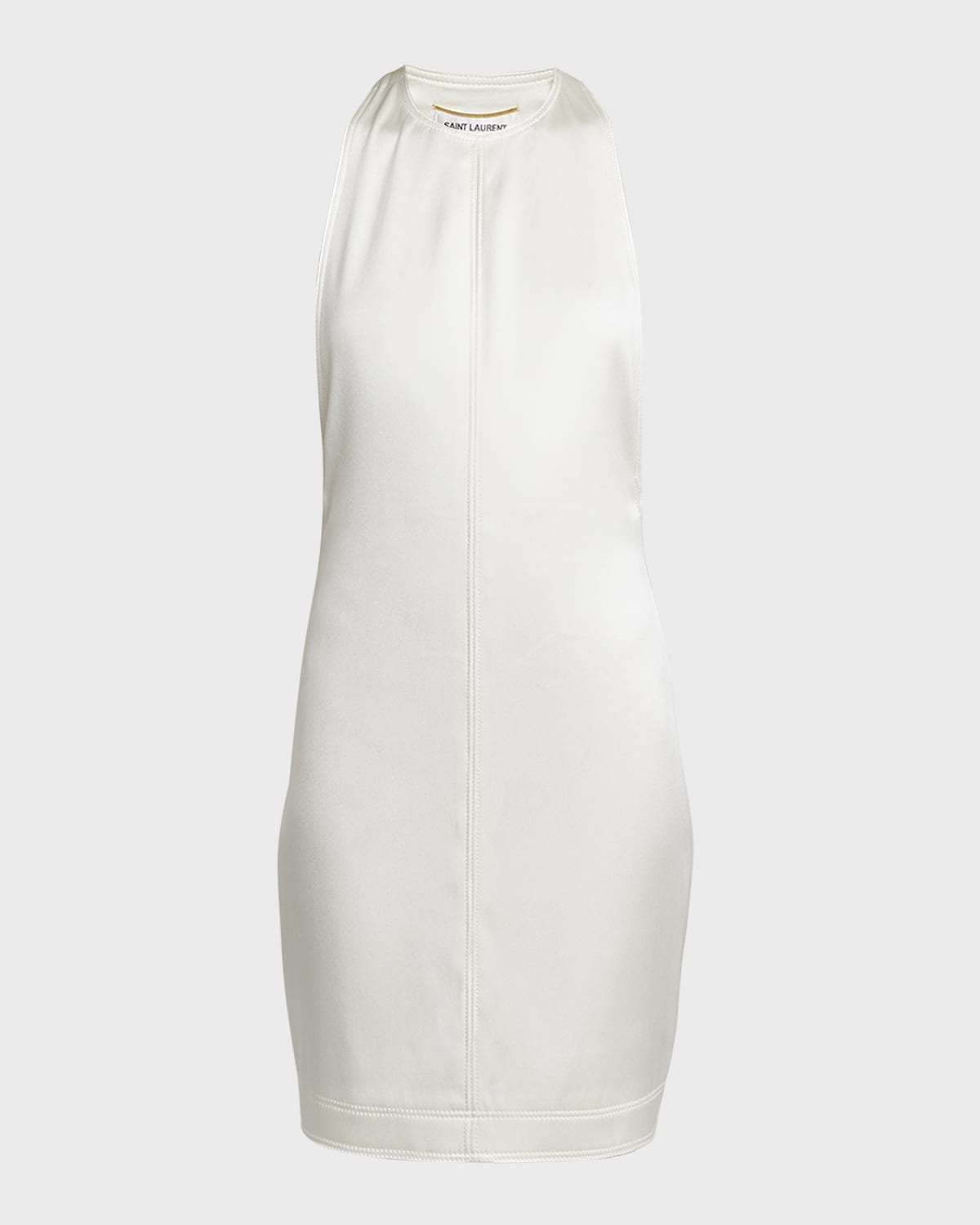 Saint Laurent Racerback Sleeveless Mini Sheath Dress