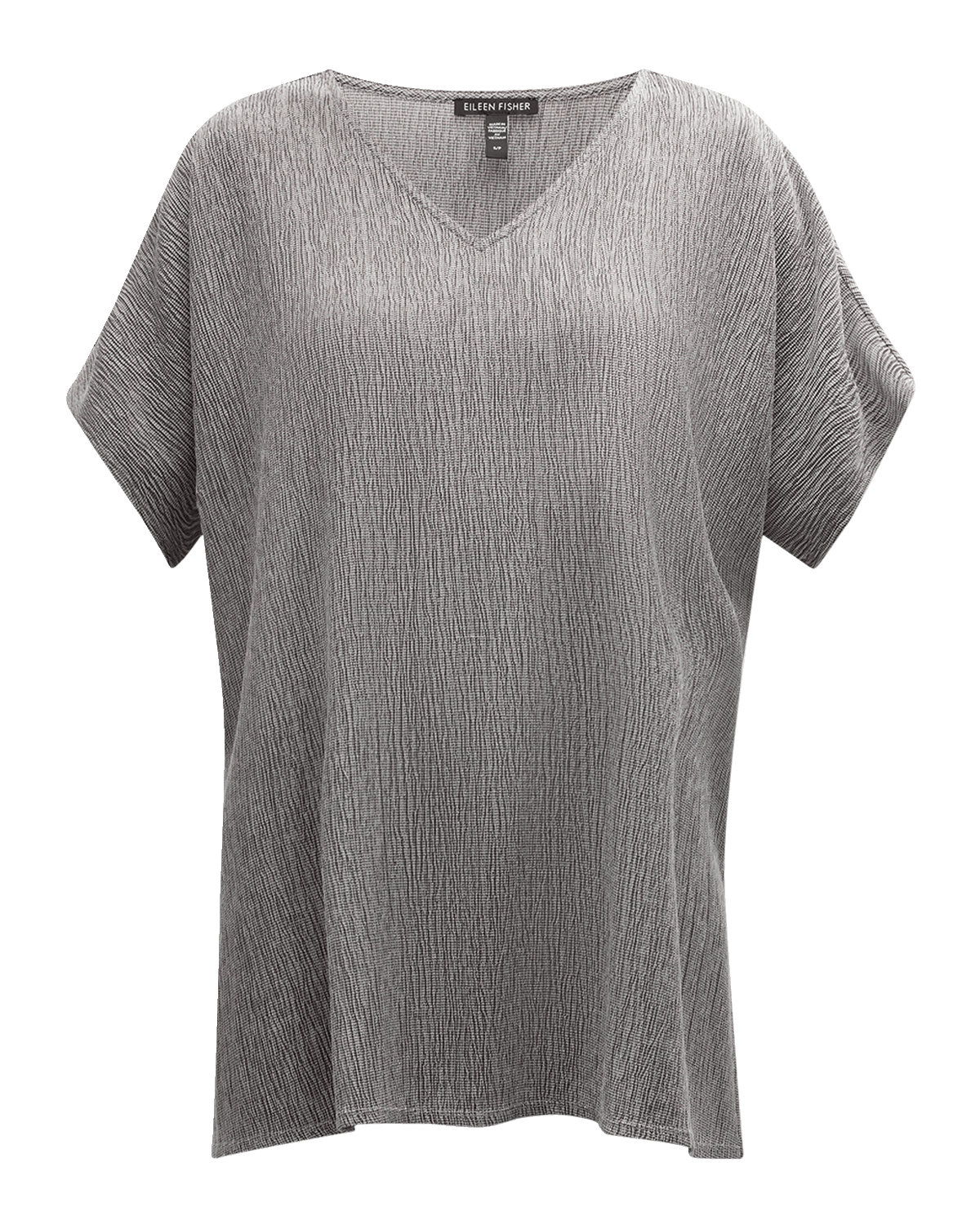 Eileen Fisher Crinkled Dolman-Sleeve Tunic