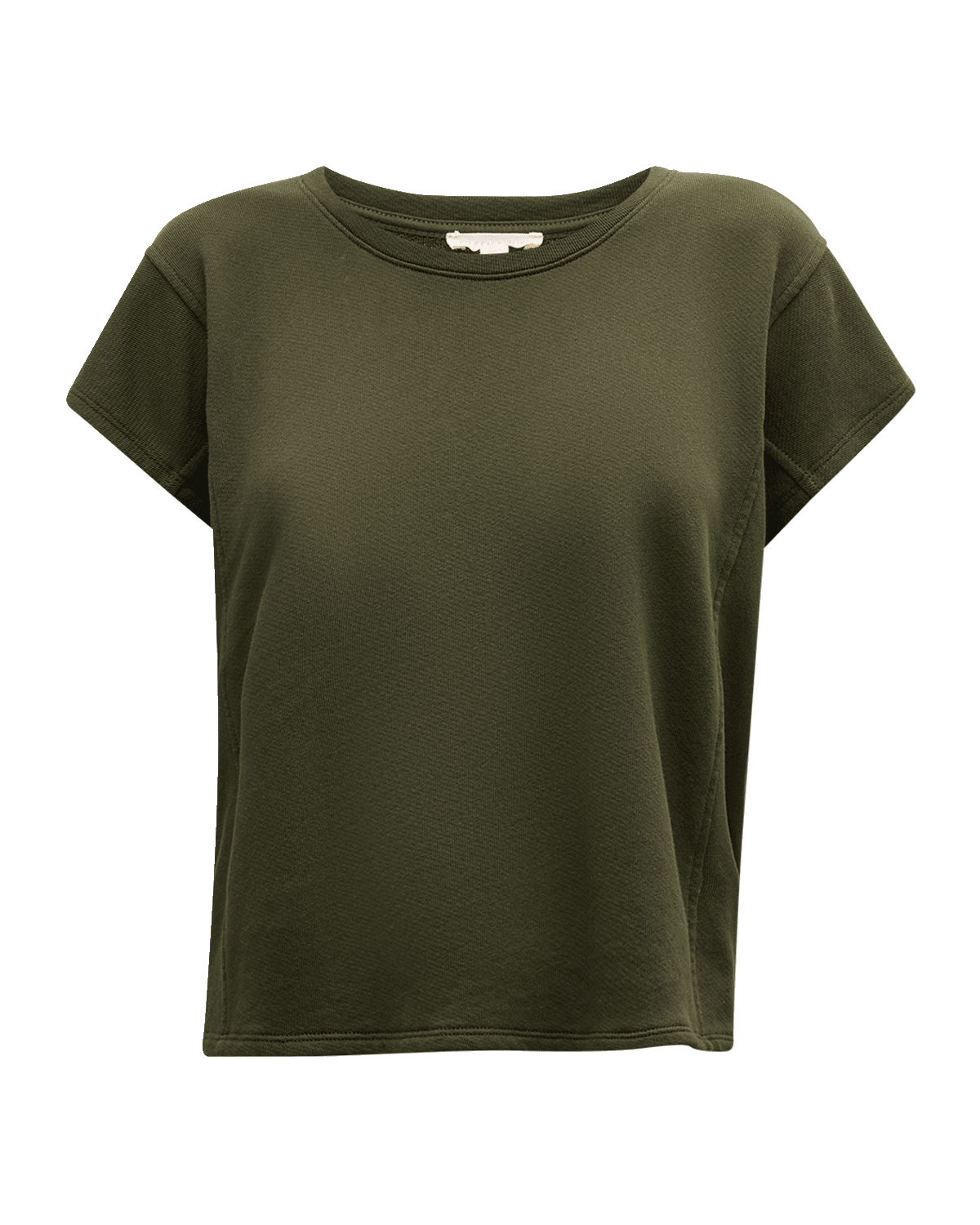 Eileen Fisher Crewneck Organic Cotton French Terry Top