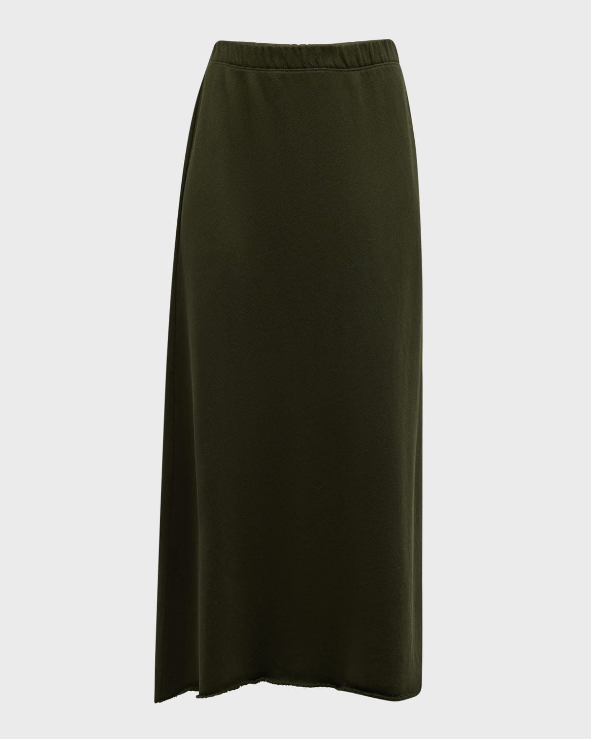 Eileen Fisher Organic Cotton French Terry Midi Skirt