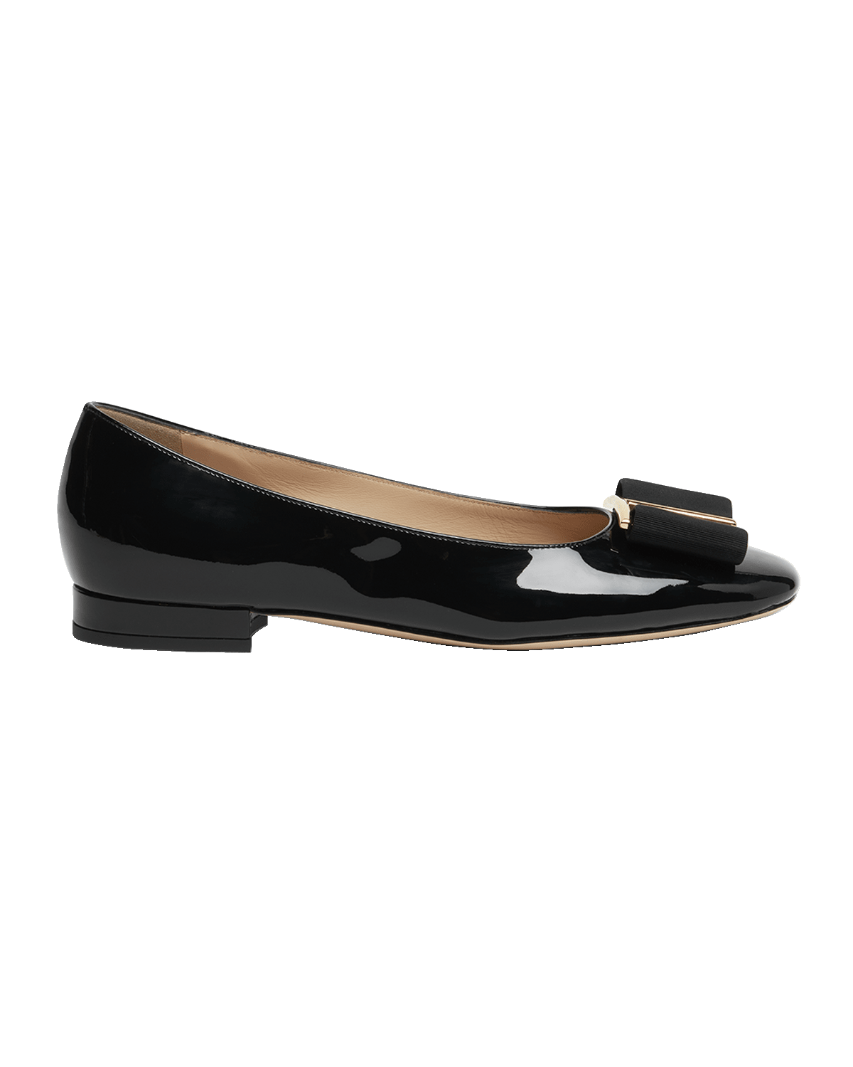TOM FORD Patent Bow Ballerina Flats