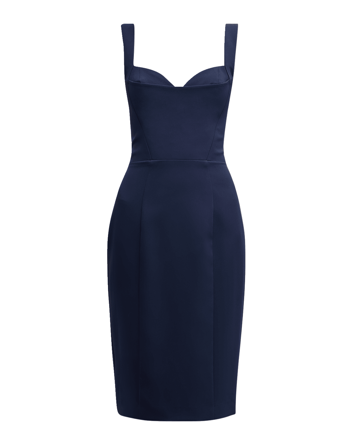 Black Halo Ivonna Sleeveless Sweetheart Midi Dress