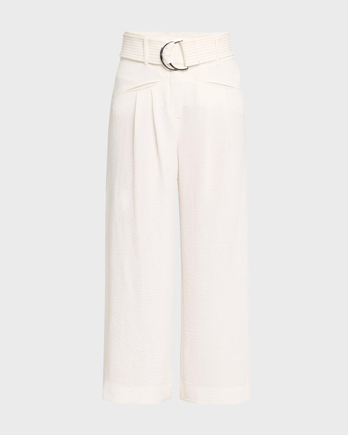 Ramy Brook Marguerite Belted Cropped Pants