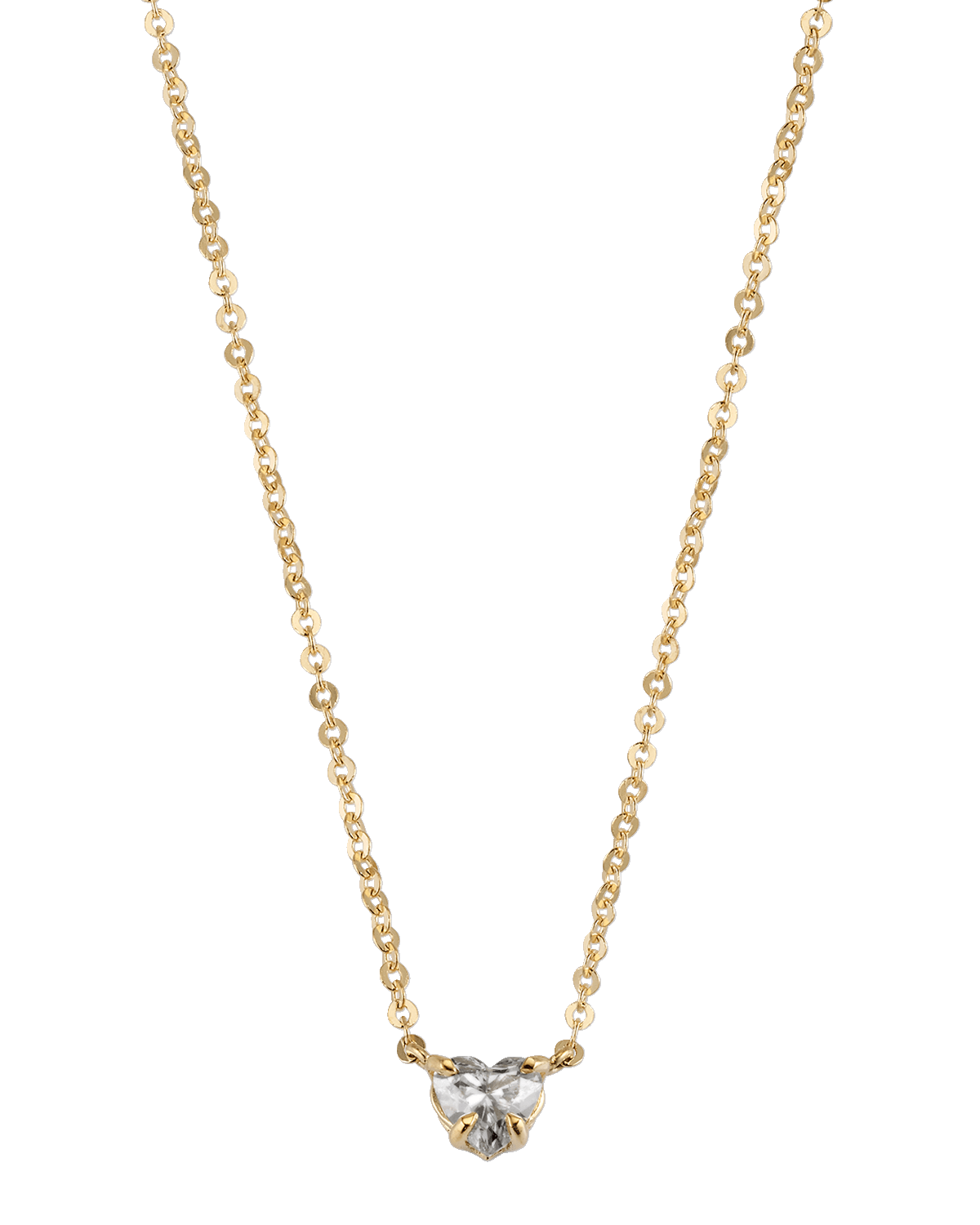 Anita Ko 18K Yellow Gold Heart Diamond Necklace