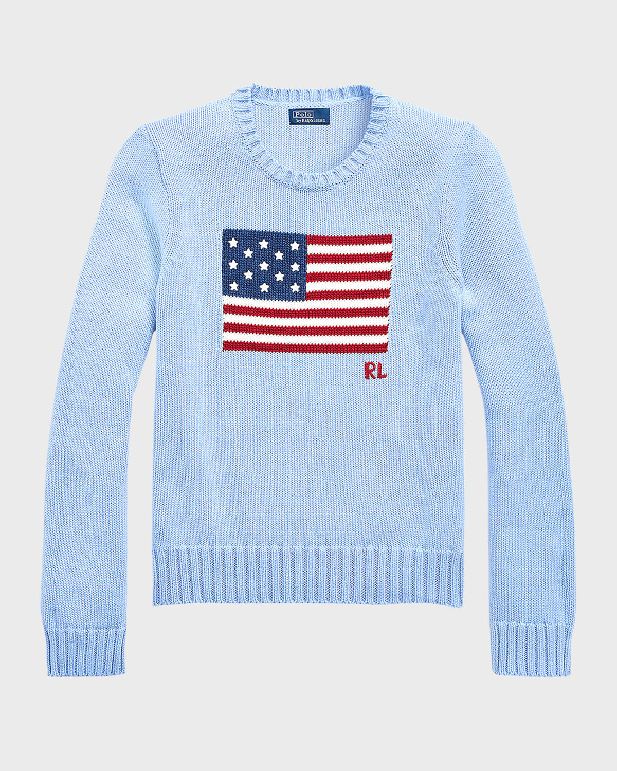 Polo Ralph Lauren Flag Cotton Crewneck Sweater