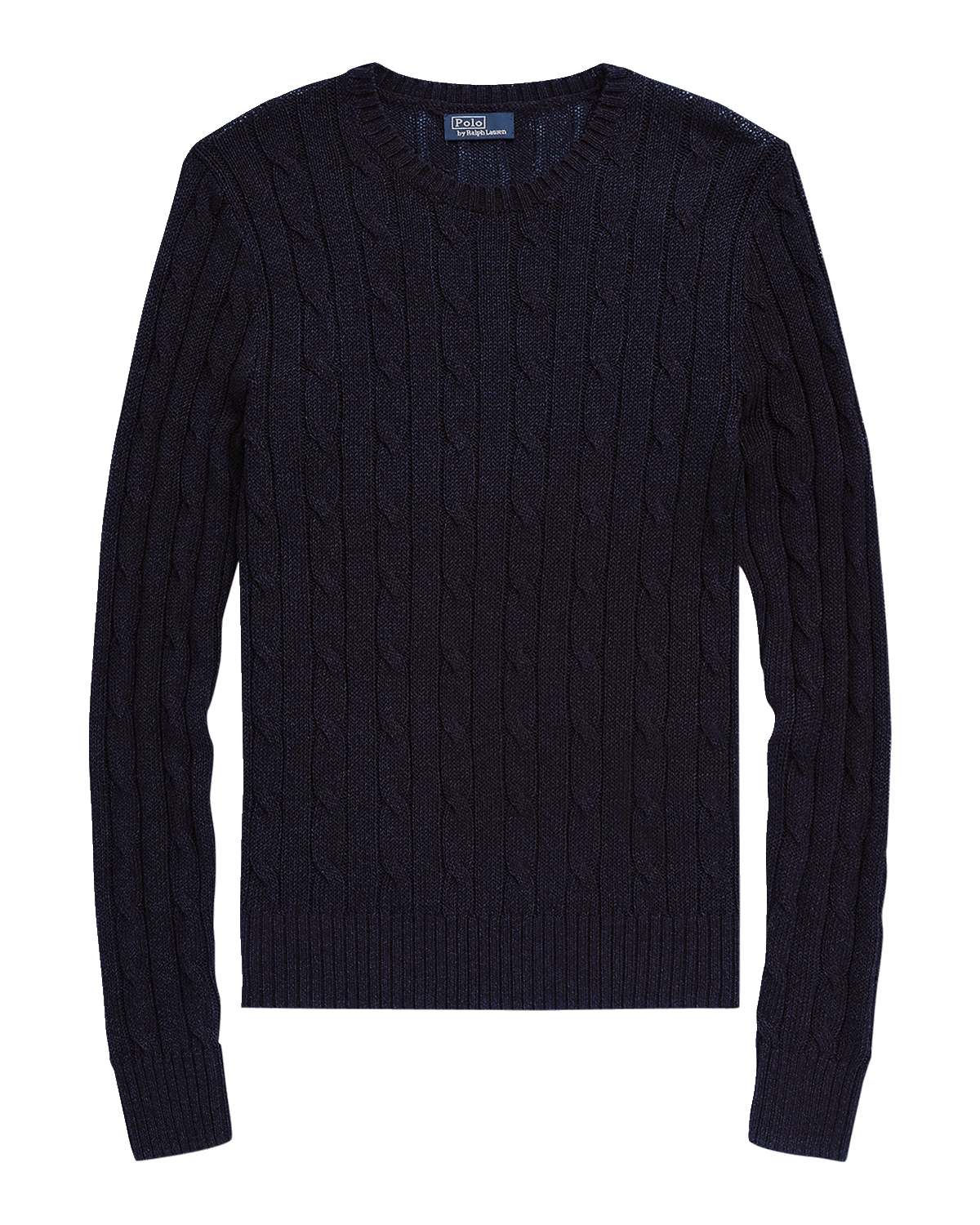 Polo Ralph Lauren Cable-Knit Cotton-Blend Crewneck Sweater