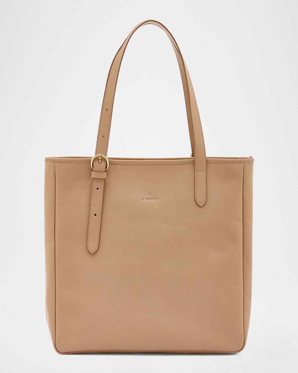 Il Bisonte Novecento North-South Leather Tote Bag
