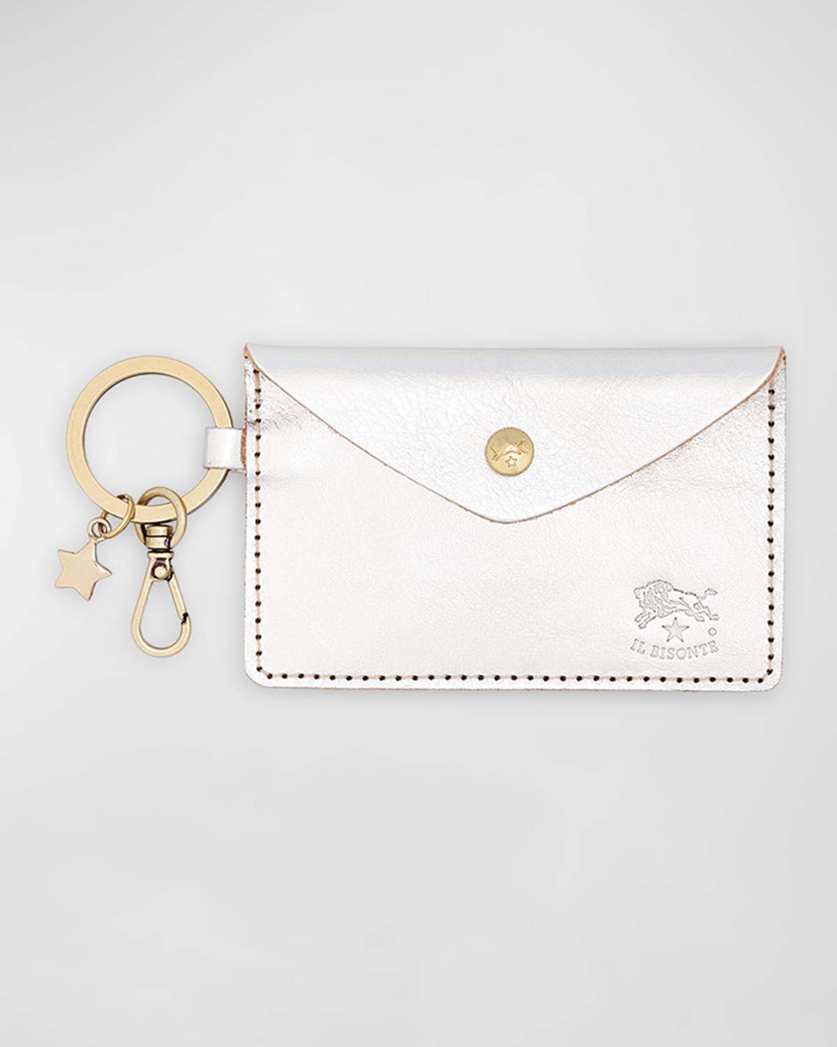 Il Bisonte Keyring Leather Card Holder