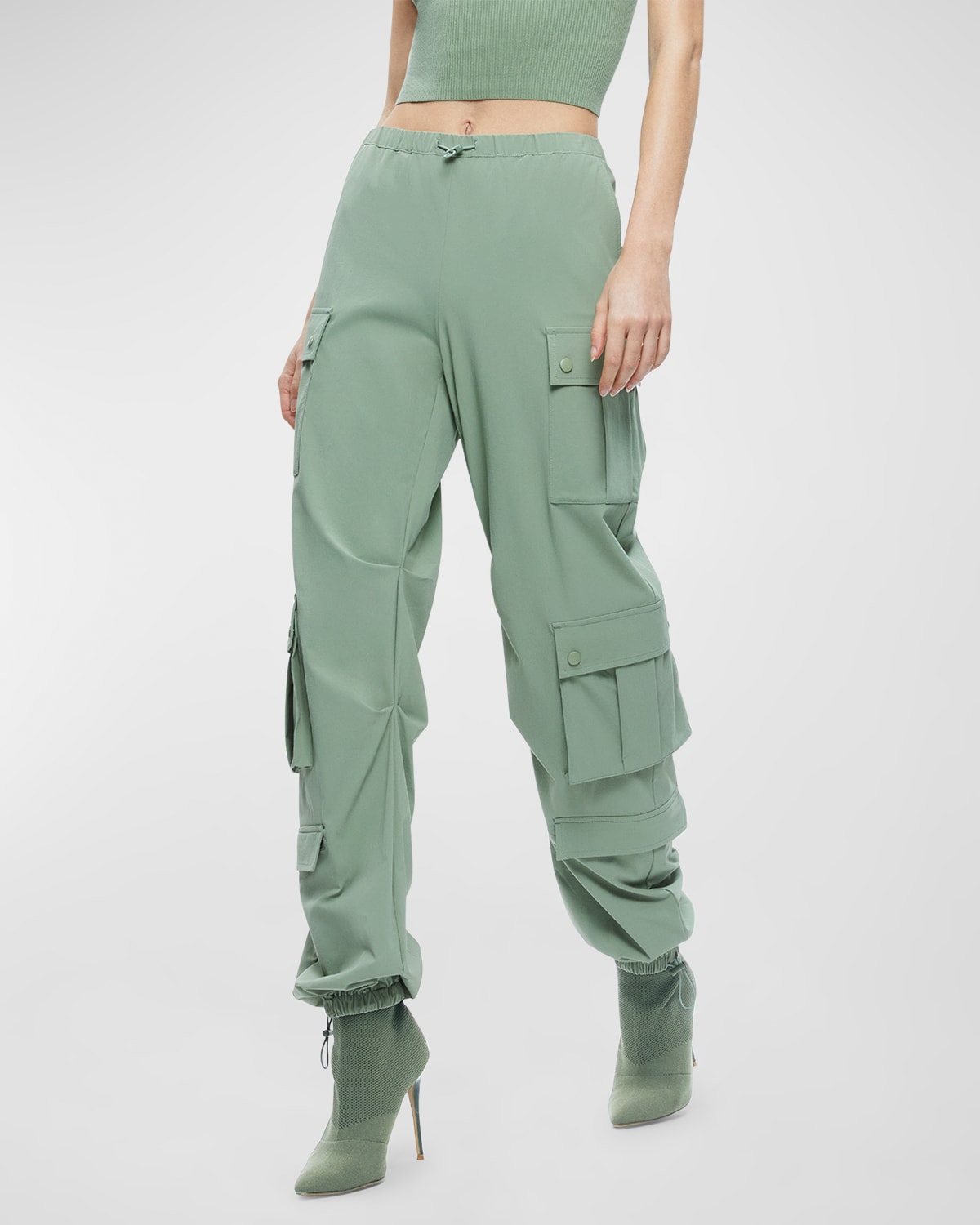 Alice + Olivia Shara Parachute Cargo Pants