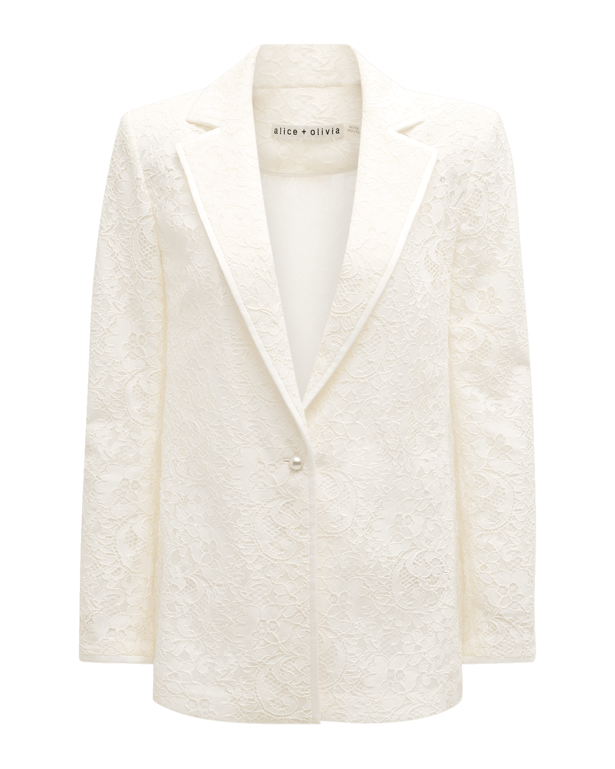 Alice + Olivia Judith Sheer Lace Blazer