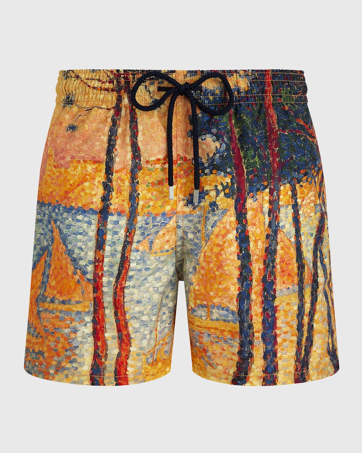 Vilebrequin Men's Impressionist Swim Trunks