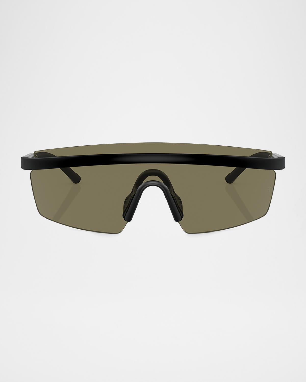 Oliver Peoples x Roger Federer Men's R-4 Plastic Shield Sunglasses