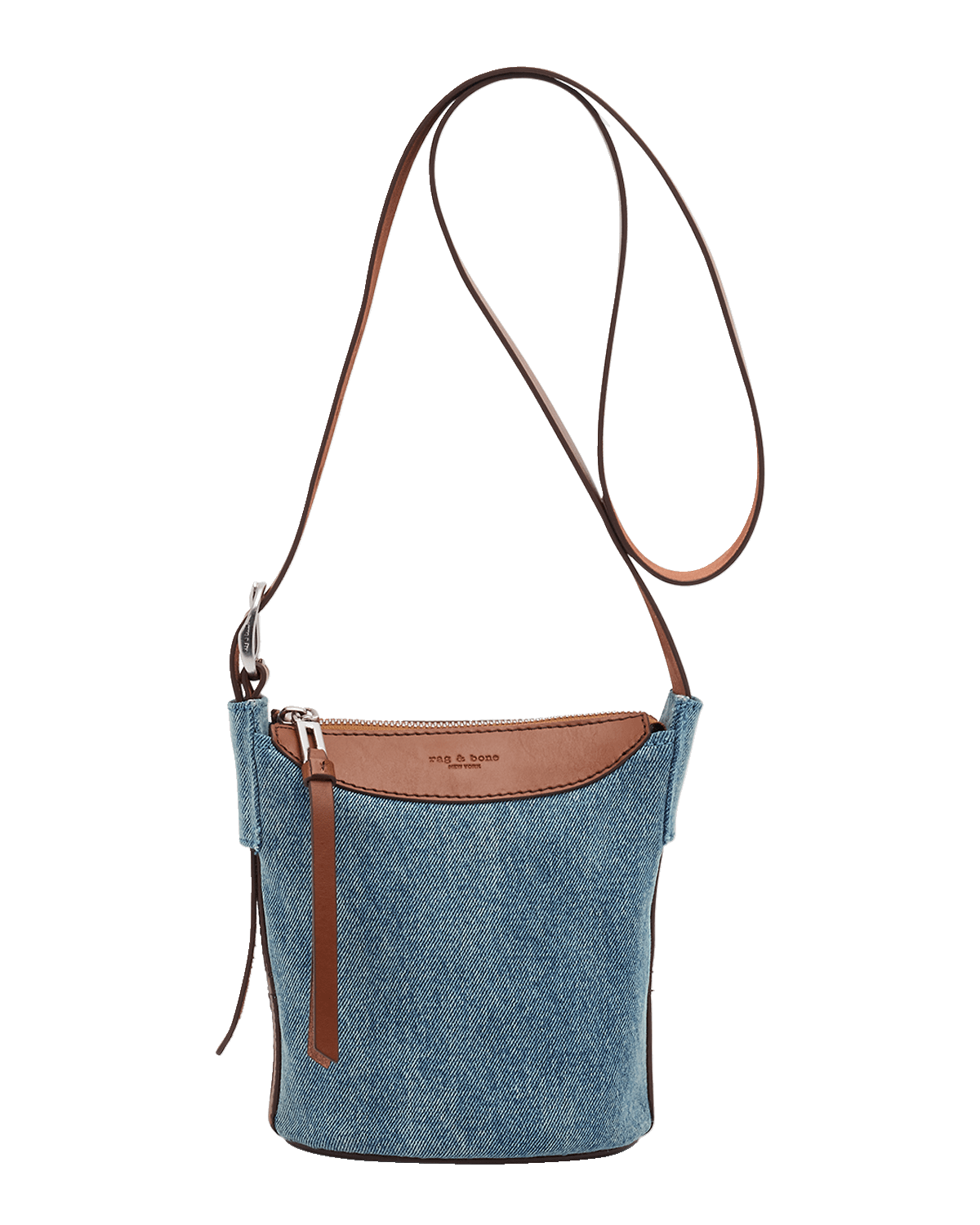 Rag & Bone Belize Mini Denim Bucket Bag