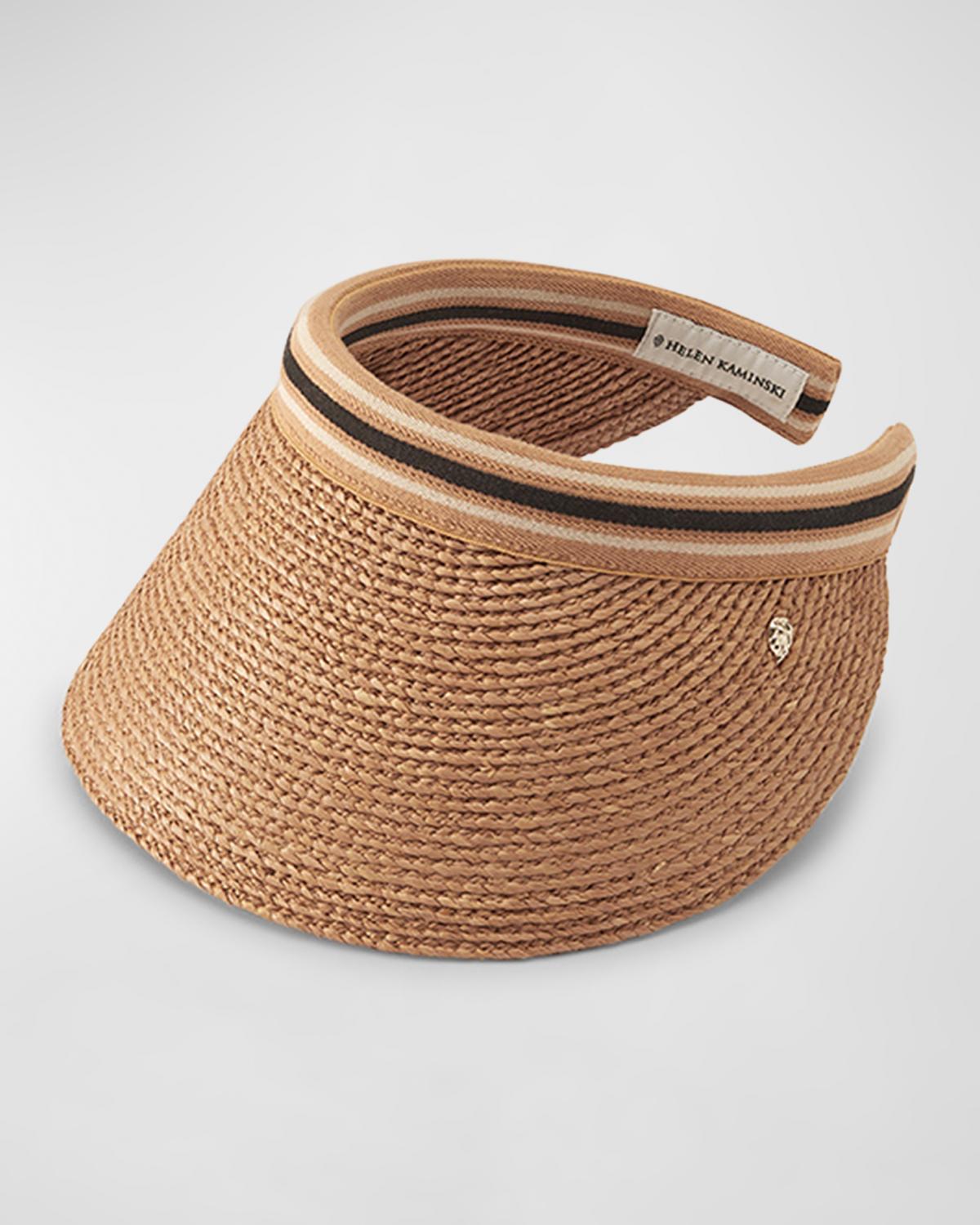 Slide On Raffia Visor