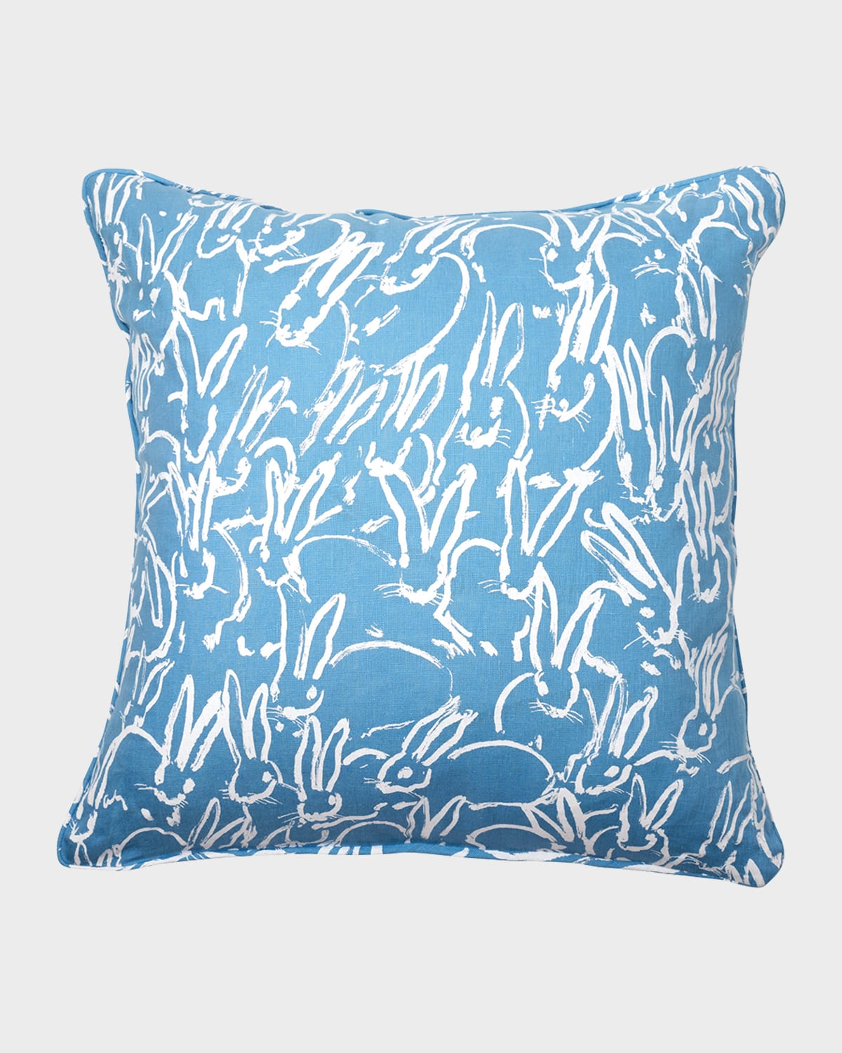 Hunt Slonem Fluffle Khadi Double-Sided Pillow, 22" Square