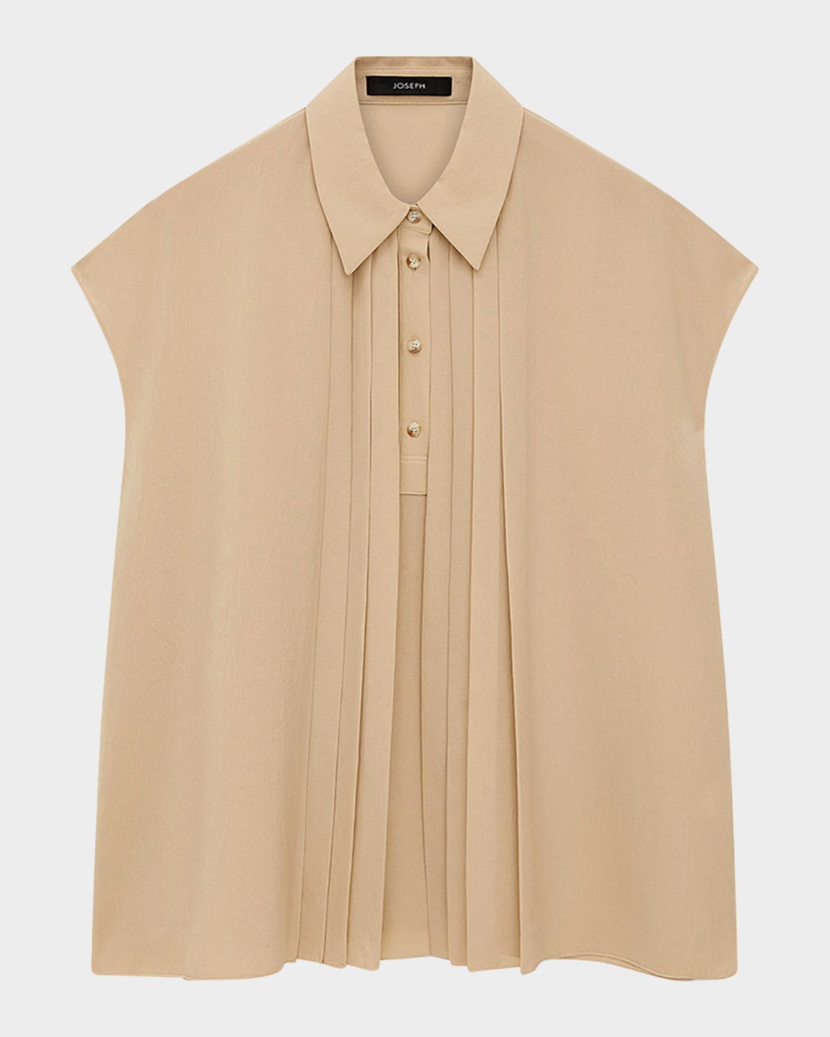 Joseph Antin Pleated Dolman-Sleeve Blouse