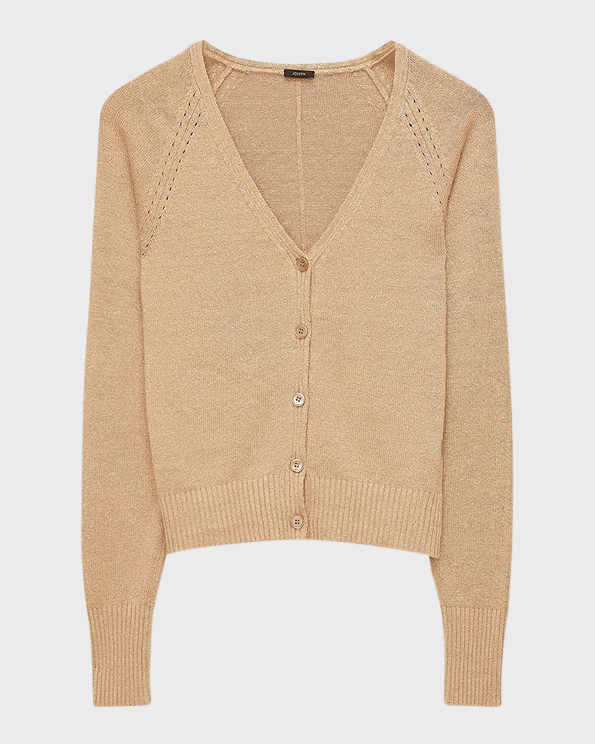 Joseph Raglan-Sleeve Button-Down Cardigan