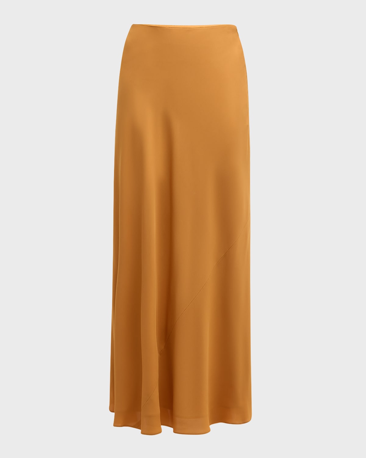Lafayette 148 New York Bias-Cut Organic Silk Georgette Maxi Skirt