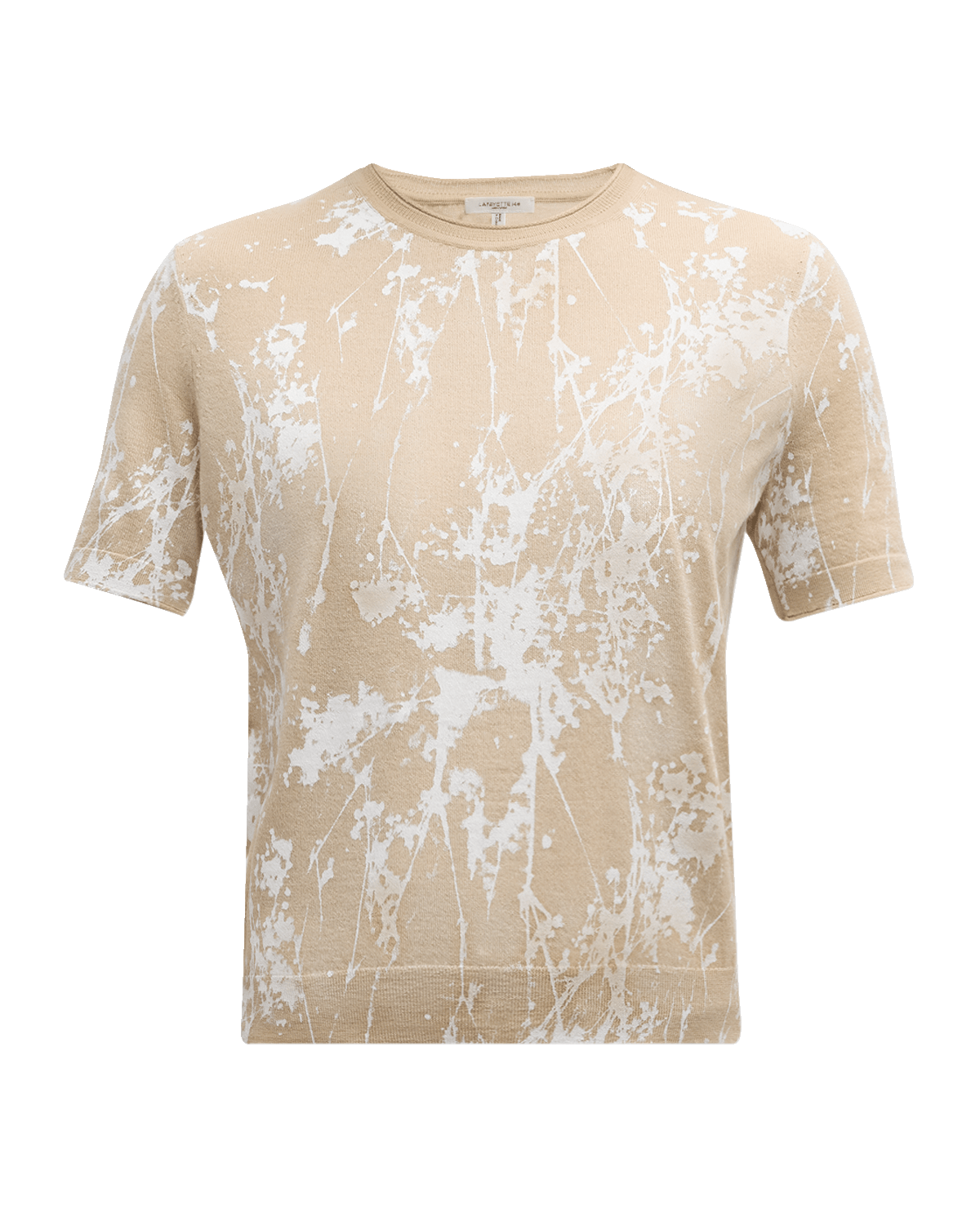 Lafayette 148 New York Fine Gauge Cashmere Shadow-Print Sweater